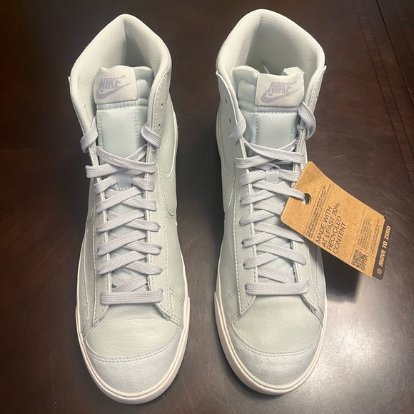 New Nike Blazer Mid 77 Barely Silver Sneaker Shoes - Picture 6 of 12